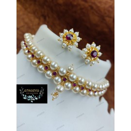 Premium Quality Necklace With Earrings 