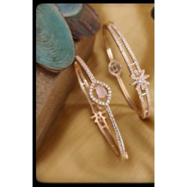 Rose Gold Diamond Bracelets Pattern A