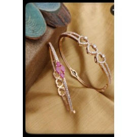 Rose Gold Diamond Bracelets Pattern B 