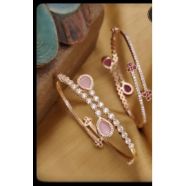 Rose Gold Diamond Bracelets Pattern C