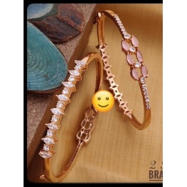 Rose Gold Diamond Bracelets Design B
