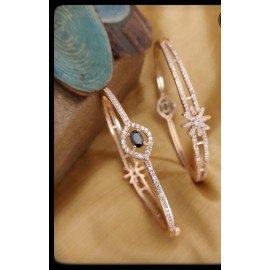 Rose Gold Diamond Bracelets Design E