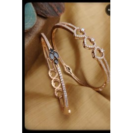 Rose Gold Diamond Bracelets Design G