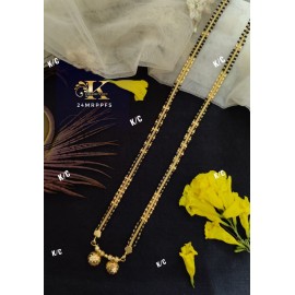 Beautiful Design Long Micro Plated Traditional Mangalsutra 