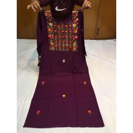 Name :- Hand Embroidery Pure Cotton Kurti 