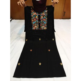 Pure Cooton Hand Embroidery Kurti 