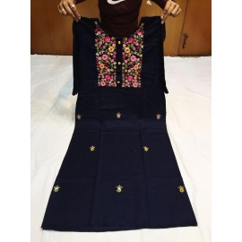 Pure Cooton Hand Embroidery Kurti 