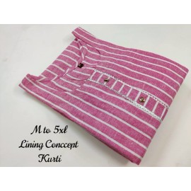 Lining  Conccept  Kurti 