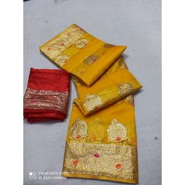 Pure Organza Fabric Saree