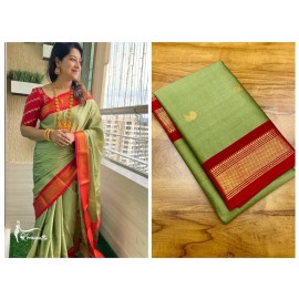 Fine Soft Silk Sico Kadiyal Paithani