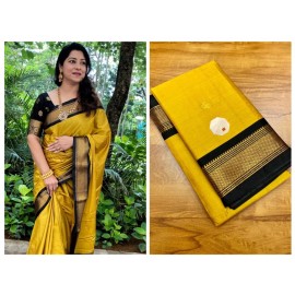 Fine Soft Silk Sico Kadiyal Paithani