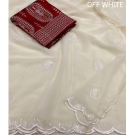 Soft Faux Georgette Saree 