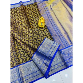 Handloom Patty Weaving Silk Saree 