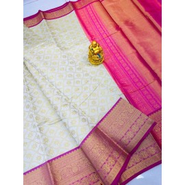 Handloom Patty Weaving Silk Saree 