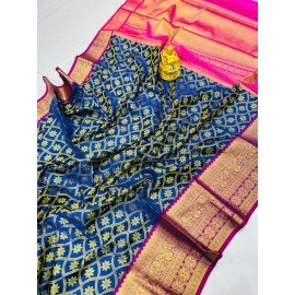 Handloom Patty Weaving Silk Saree 