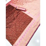 Soft Lichi Silk  Organic Banarasi Sarees 