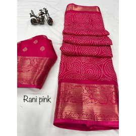 Super Soft Dola Silk Sarees With Running Blouse 