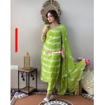 Heavy Bangalore Chanderi Silk Dress