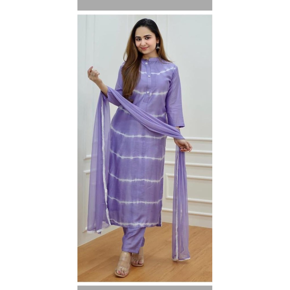 Chanderi Silk Full Dress 