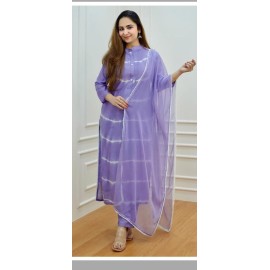 Chanderi Silk Full Dress 