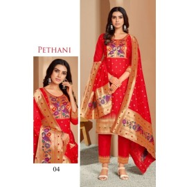 paithani Silk Full Kurta Set 