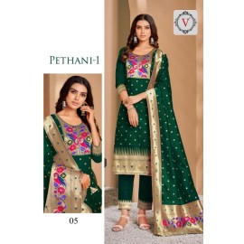 paithani Silk Full Kurta Set 