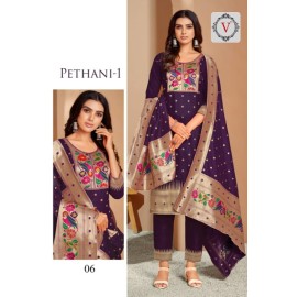 paithani Silk Full Kurta Set 