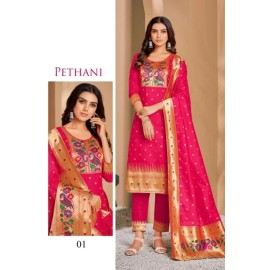 paithani Silk Full Kurta Set 