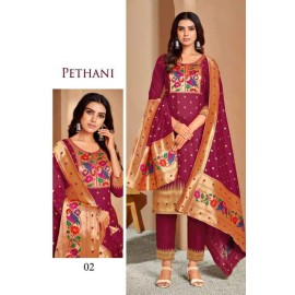 paithani Silk Full Kurta Set 