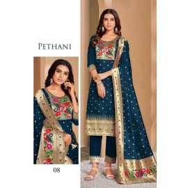 paithani Silk Full Kurta Set 