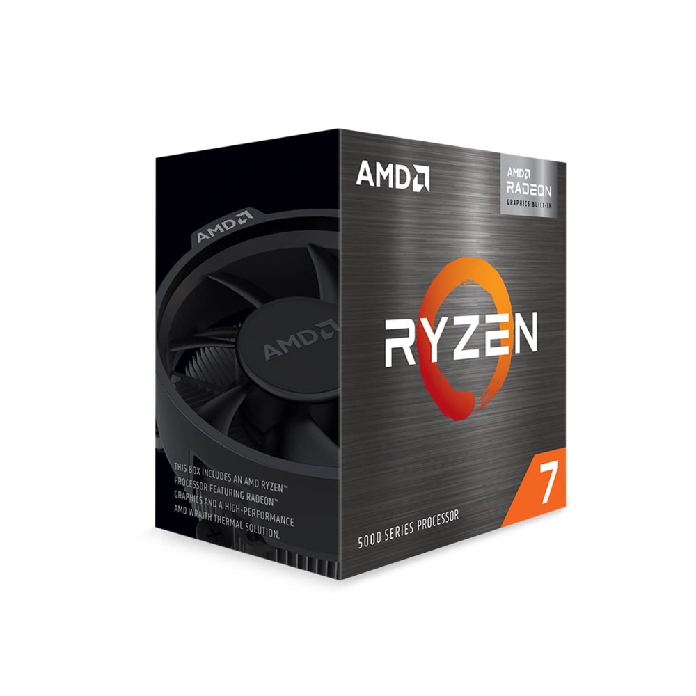 AMD Ryzen™ 7 5700G Desktop Processor (8-core/16-thread, 20MB Cache, up to 4.6 GHz max Boost) with Radeon™ Graphics