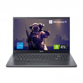 Acer Aspire 5 Gaming Laptop Intel Core i5 12th gen (12-Cores) Processor (16 GB/512 GB SSD/Windows 11 Home/4GB Graphics/NVIDIA GeForce RTX 2050) A515-57G (15.6 inch Full HD Display, Steel Gray, 1.8 Kg)
