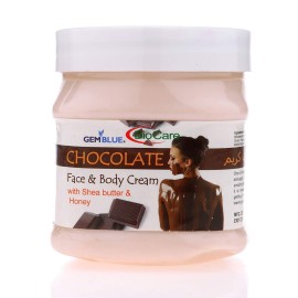 GEMBLUE BioCare Chocolate Body and Face Cream with Shea Butter and Honey Extract (500 ml)