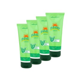 Gemblue Biocare Aloe vera After Sun Lotion Sunscreen Cream 200Ml Suitable for All Skin Types Combo Pack for Men & Women (Biocare Aloevera Cream, Pack of 4)