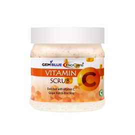 Gemblue Biocare Vitamin C Scrub Enriched With Vitamin C, Grape Fruit and Aloe Vera, 500ml