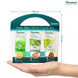 Himalaya Pure Skin Neem Facial Kit (Facewash 50ml, Scrub 50g & Face Pack 50g)