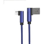 pTron Bassbuds Lite TWS with Solero Type-C 2.4A Fast Charging 1.2M Long USB Cable (Blue)