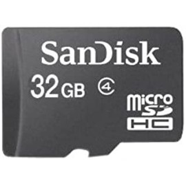 Sandisk 32GB MicroSDHC Class 4 Memory Card & MicroSDHC Card Reader (Bulk)