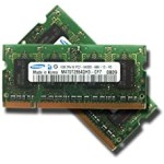 Samsung Apple RAM Kit - 2GB (2x1GB) 2Rx16 PC2-6400-666-12-A3 DDR2 SODIMM 800MHz - Memory Removed from a 24" iMac 2.8GHz Intel Core 2 Duo MB325LL/A