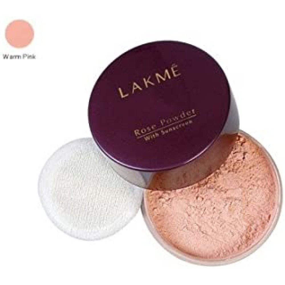 Lakmé Rose Powder - Warm Pink 02 (40g) (pack of 2)