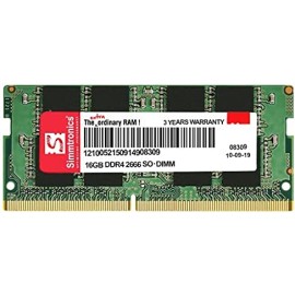 Simmtronics 16GB DDR4 Ram for Laptop with 3 Years Warranty (2666 Mhz)