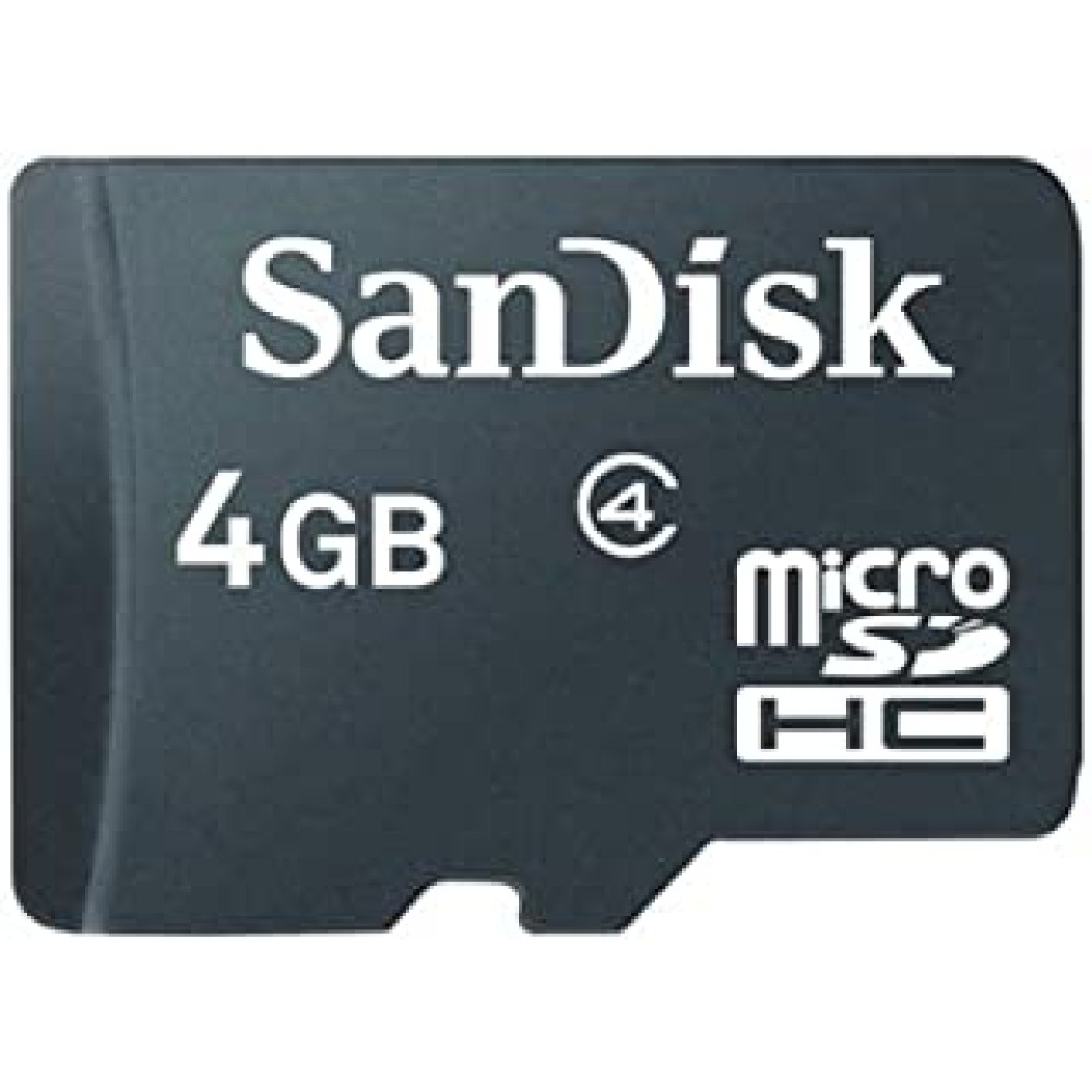 SanDisk 4GB microSDHC Flash Memory Card SDSDQ-004G (Bulk Packaging)