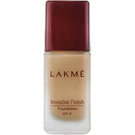 LAKMÉ Invisible Finish SPF 8 Liquid Foundation, Shade 02, Ultra Light Water Based Face Makeup for Glowing Skin - Full Coverage, Natural Finish, 25 ml