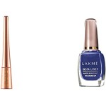 Lakme 9 to 5 Impact Eye Liner, Black, 3.5ml and Blue, 9 ml