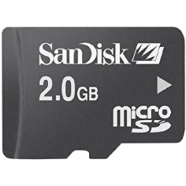 Sandisk microSD 2GB memory card