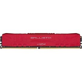 Crucial Ballistix 2666 MHz DDR4 DRAM Desktop Gaming Memory 16GB CL16 BL16G26C16U4R (Red), 5 Inches