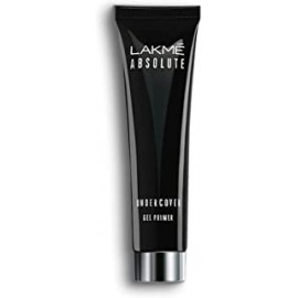 Lakme Absolute Under Cover Gel Face Primer, Transparent Makeup Primer to Prep Skin for Smooth & Long Lasting Makeup - Moisturizing Makeup Base, 30 g