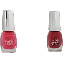 Lakme True Wear Color Crush Nail Color, Pinks 18, 9ml & Lakme True Wear Color Crush Nail Color, Lavender 11, 9ml