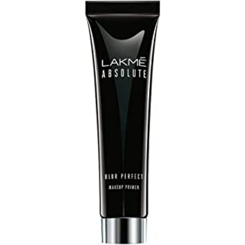 Lakme Absolute Blur Perfect Matte Face Primer, Peach, Makeup Primer for Poreless Smooth Long Lasting Makeup - Waterproof Brightening Makeup Base, 10g