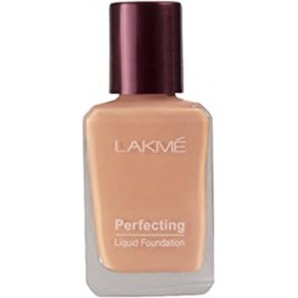 LAKMÉ Perfecting Liquid Foundation, Marble, Waterproof Full Coverage Long Lasting - Light Oil Free Face Makeup with Vitamin E, Dewy Finish Glow, 27 ml